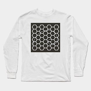 Spiral on honeycomb Long Sleeve T-Shirt